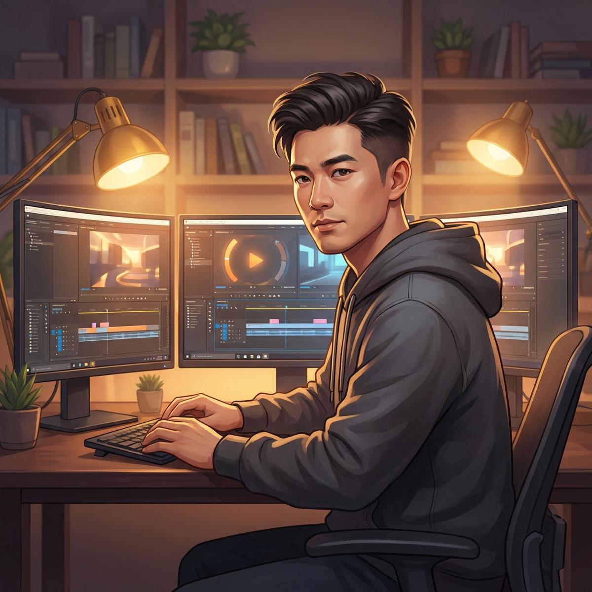 四爱视频剪辑总监赵明轩